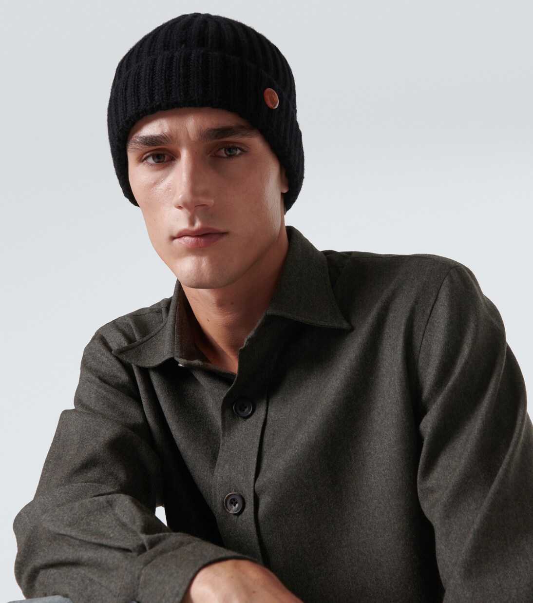 Mütze Molly Hogan aus Kaschmir mit Karneol | God's True Cashmere