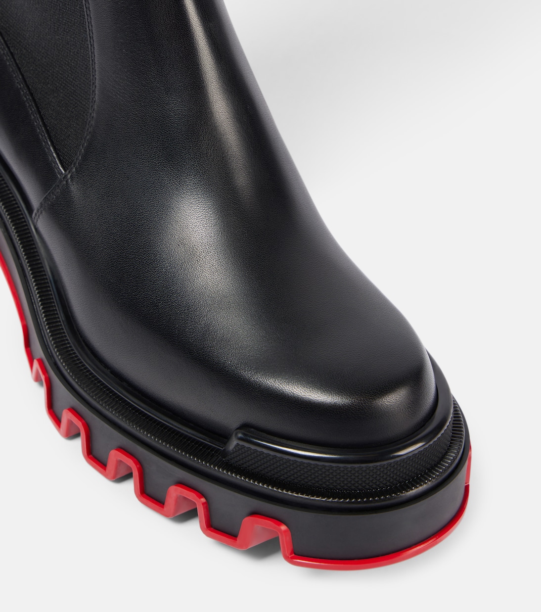 Botas altas Marchacroche Dune de piel | Christian Louboutin