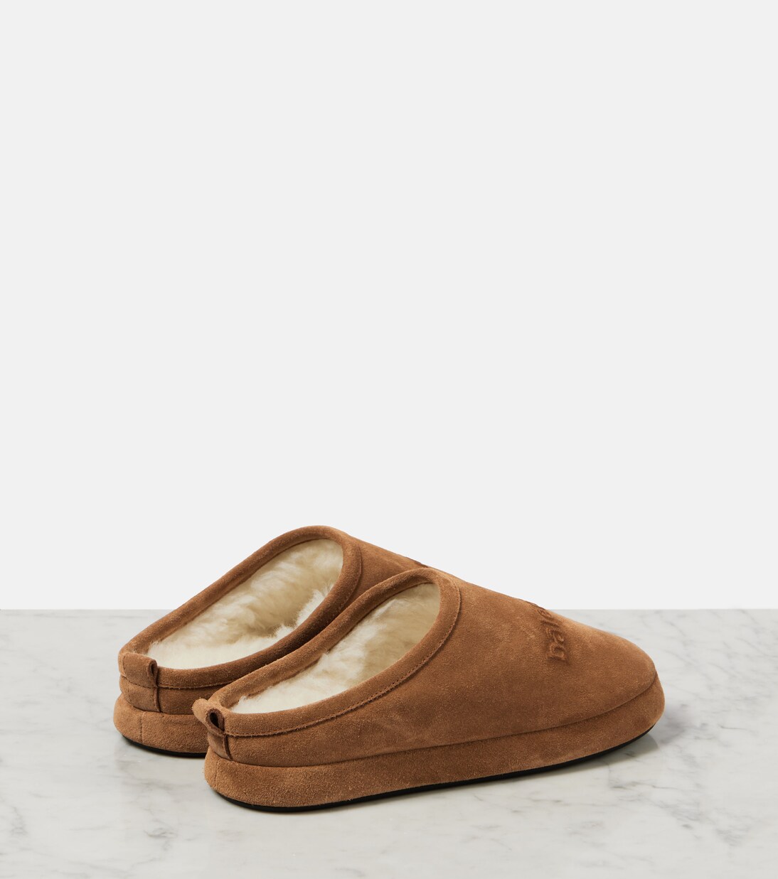 Slippers Alaska aus Veloursleder | Balenciaga