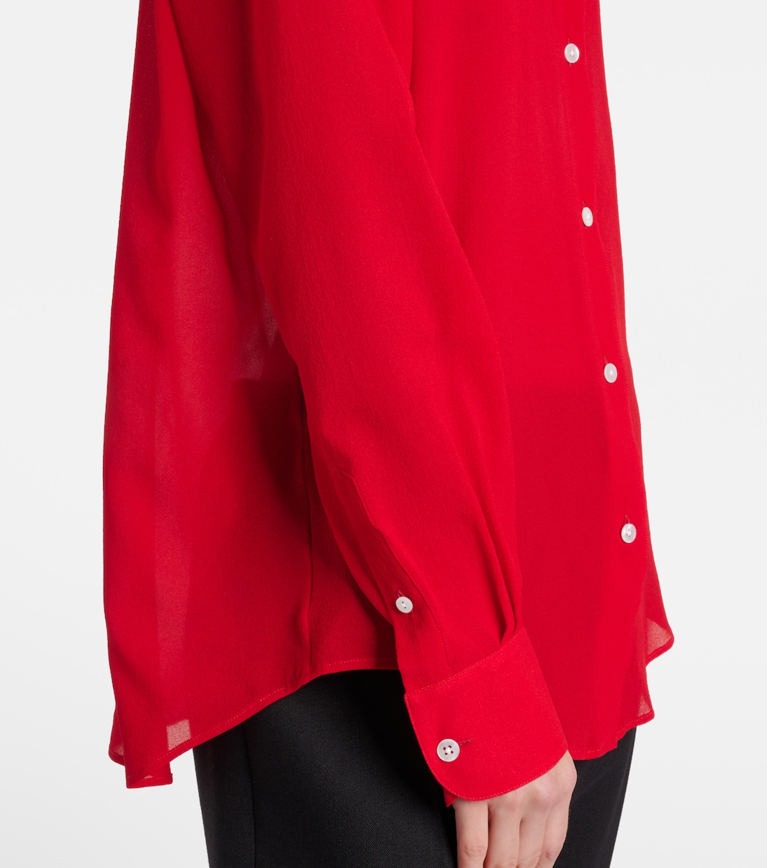 Camisa Elia de mezcla de seda | The Row