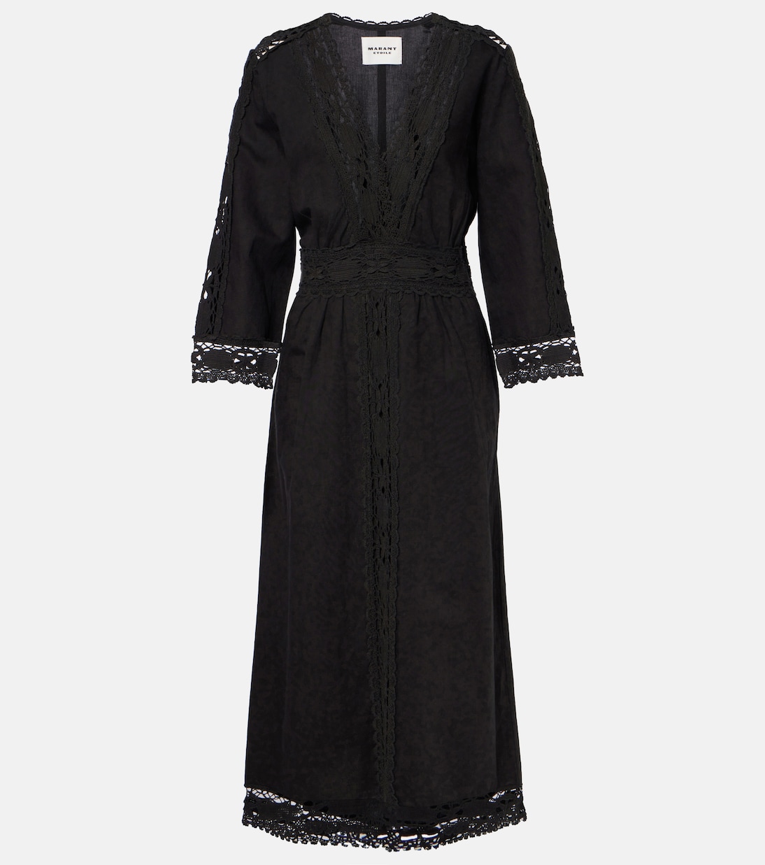 Abito midi Verona in lino e cotone | Marant Etoile