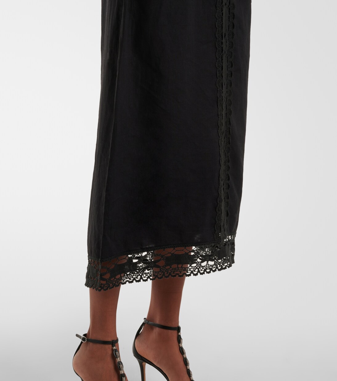 Abito midi Verona in lino e cotone | Marant Etoile