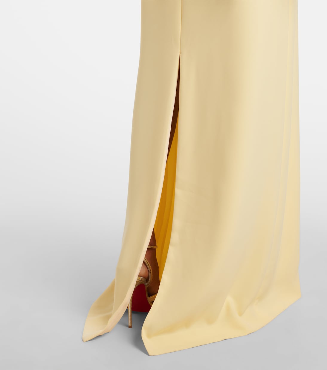 Meena floral crêpe gown | Costarellos