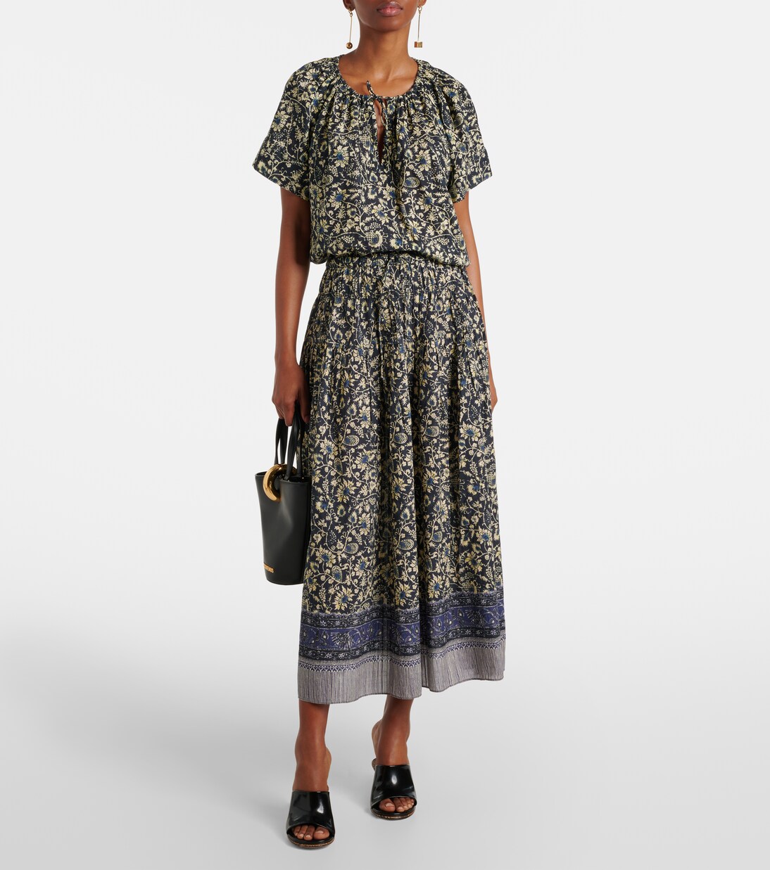 Midirock Avia aus einem Baumwollgemisch | Ulla Johnson