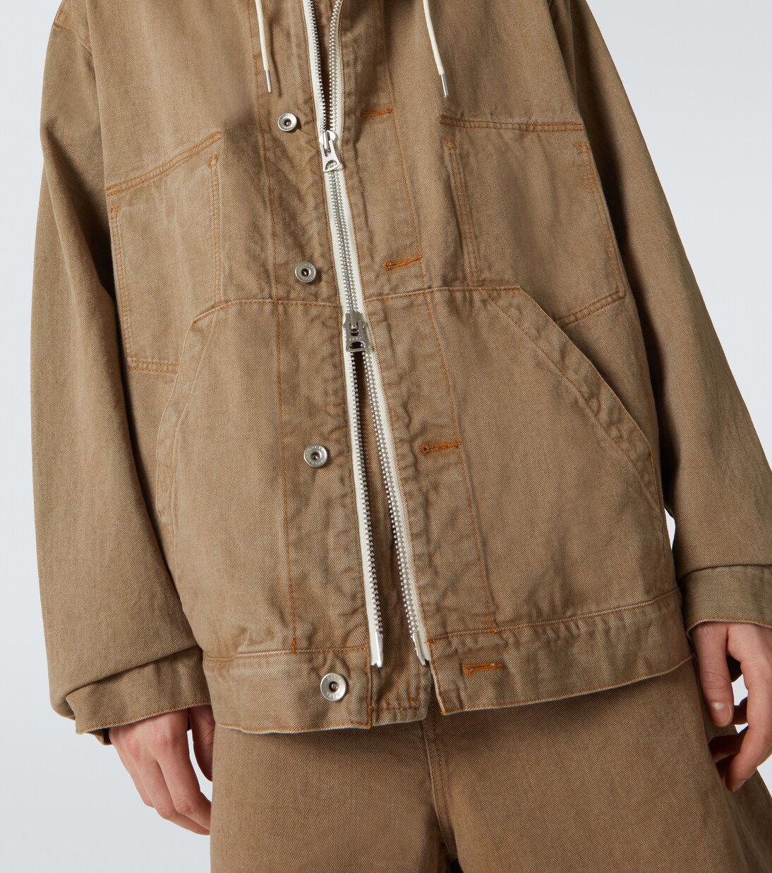 Hooded denim jacket | Sacai