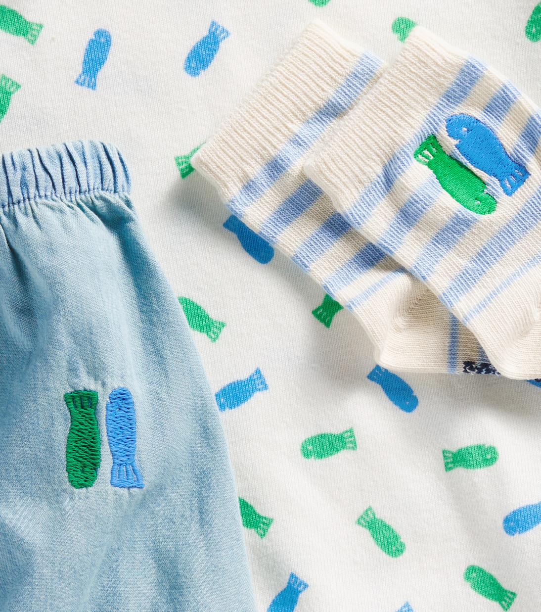Baby Set aus Body, Höschen und Socken | Bobo Choses