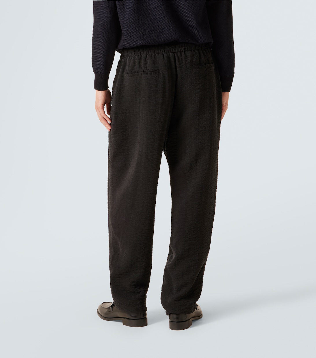 Jacquard straight pants | Giorgio Armani