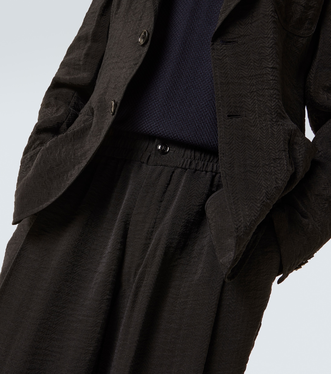 Jacquard straight pants | Giorgio Armani