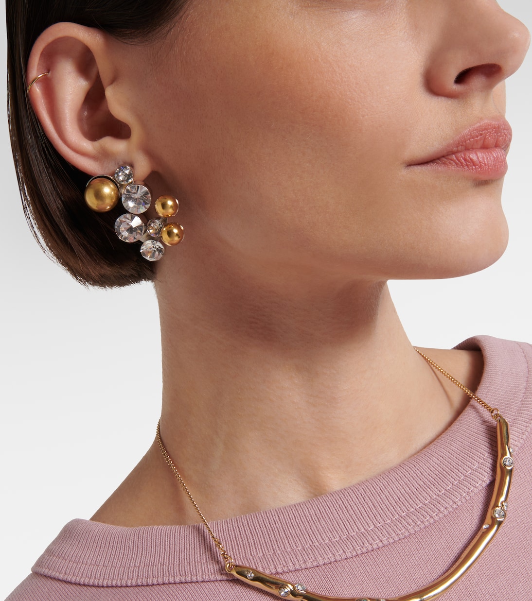 Ohrstecker mit Kristallen | Dries Van Noten