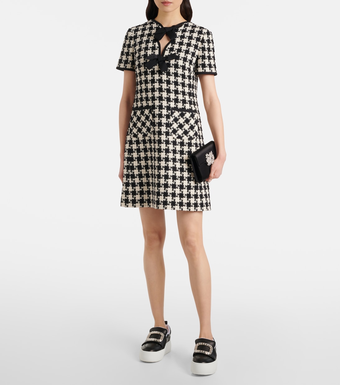 Puffy Choc leather platform sneakers | Roger Vivier