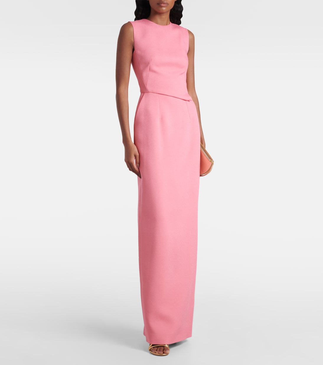 Robe longue Juulia en crêpe | Emilia Wickstead