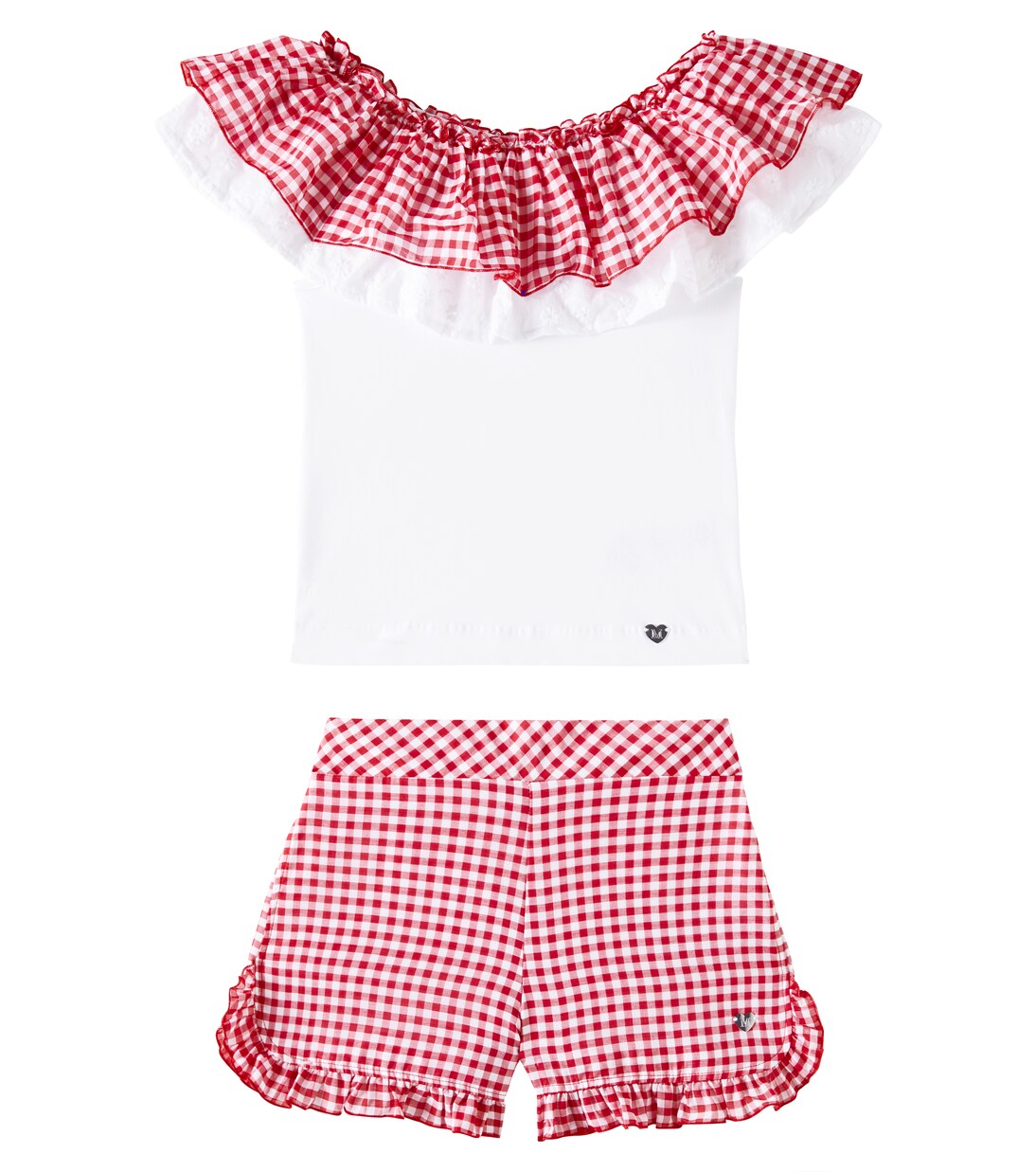 Set aus Top und Shorts | Monnalisa