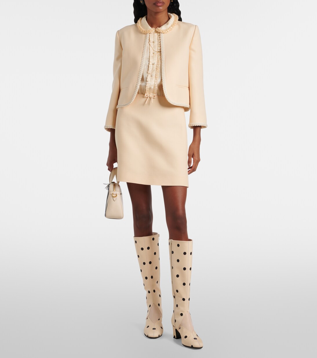 Botas altas Equivoque 60 con piel | Valentino Garavani