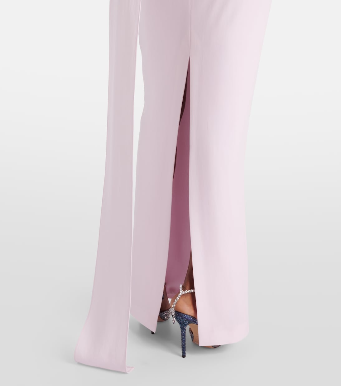 Robe longue asymétrique en cady | Roland Mouret