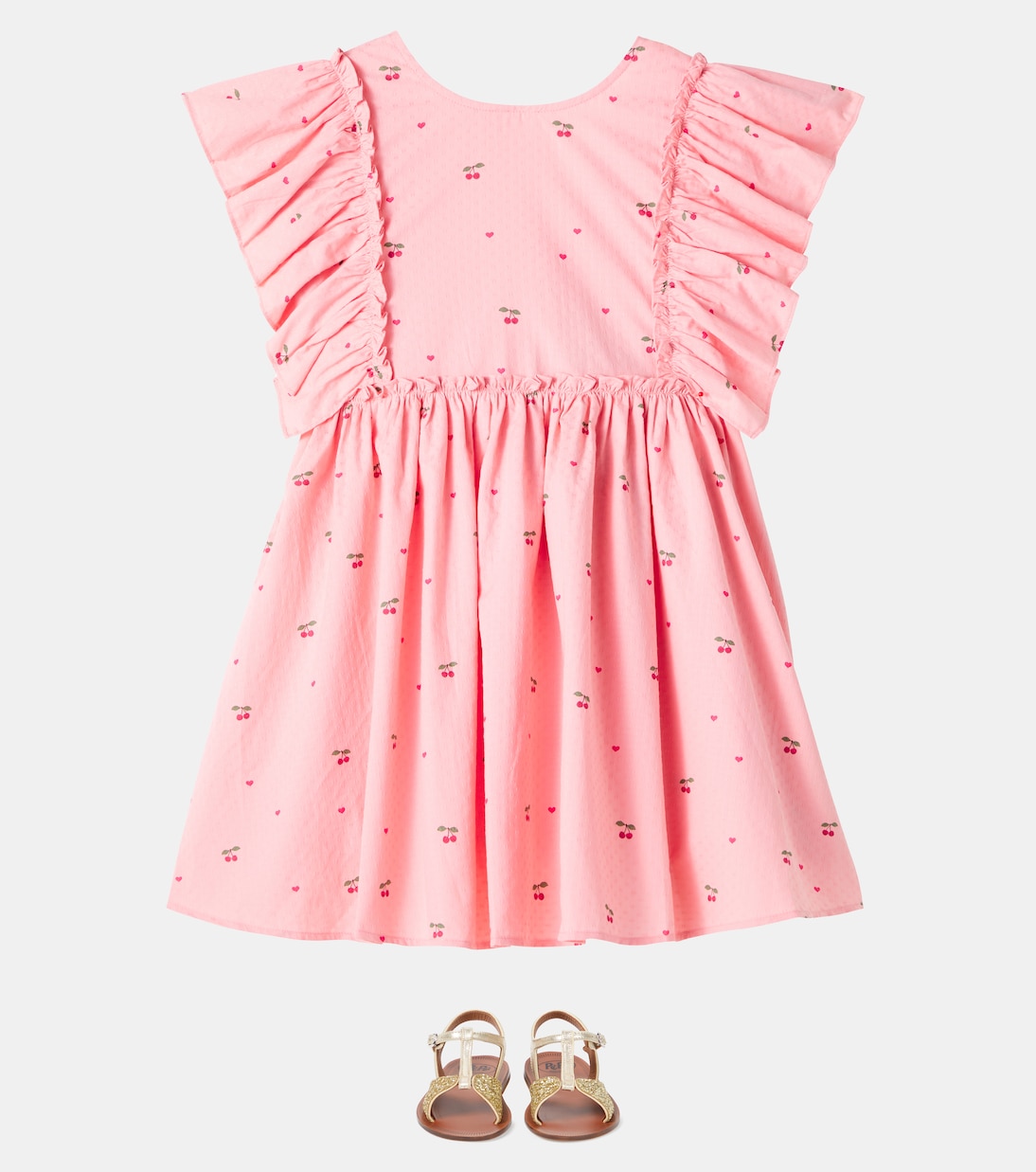 Evia 리본 디테일 코튼 드레스 | Konges Sløjd