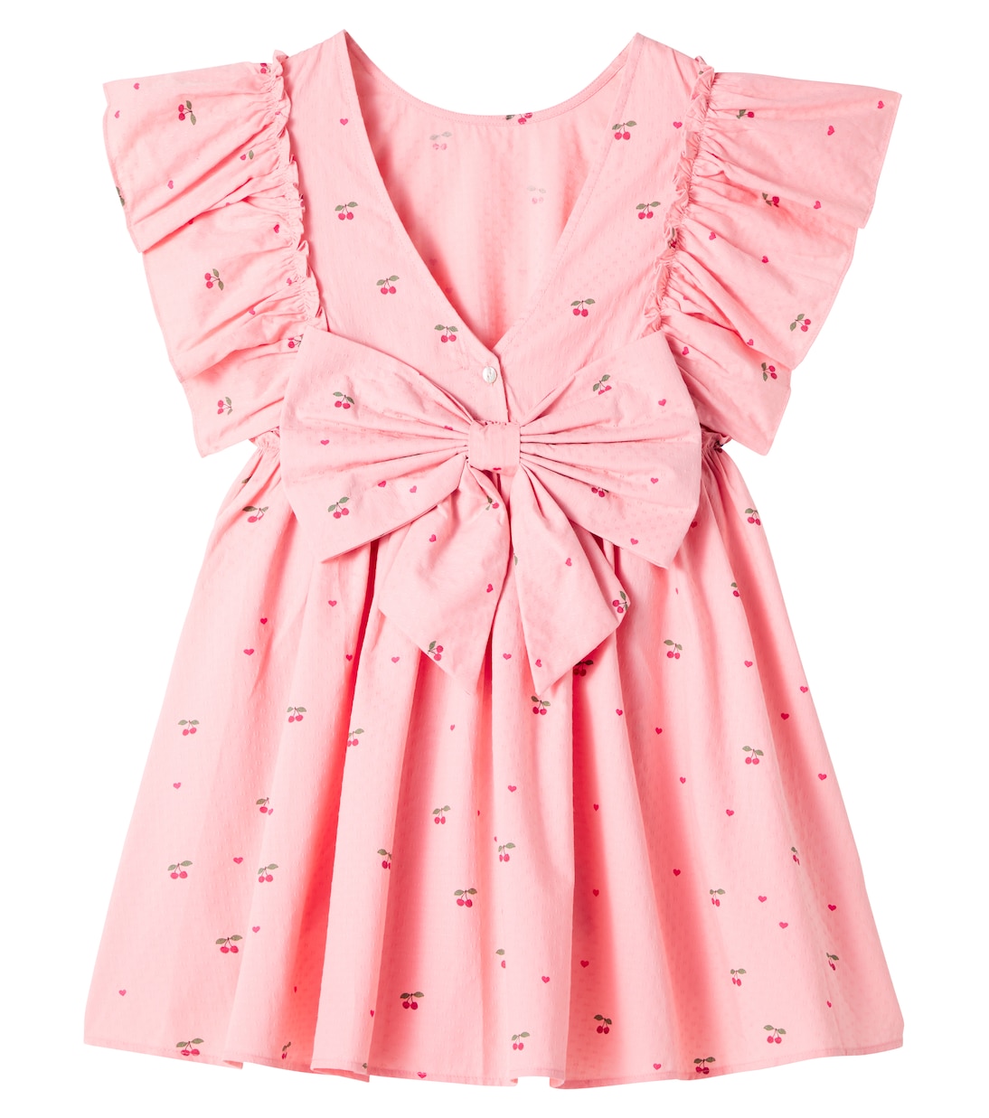 Evia 리본 디테일 코튼 드레스 | Konges Sløjd