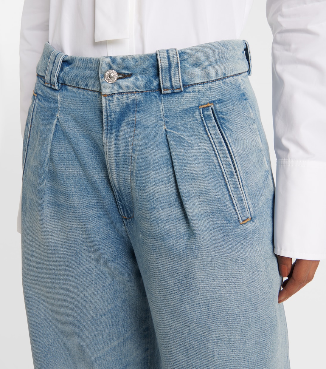 Cara twill cropped wide-leg pants | Citizens of Humanity