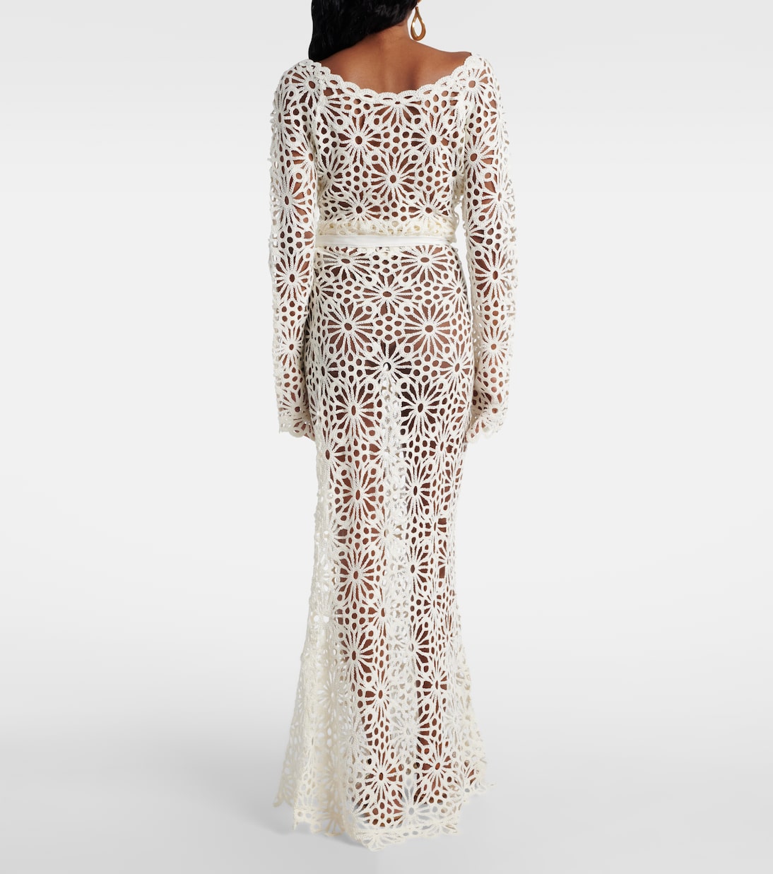 Maxirock Obie aus Spitze | Norma Kamali