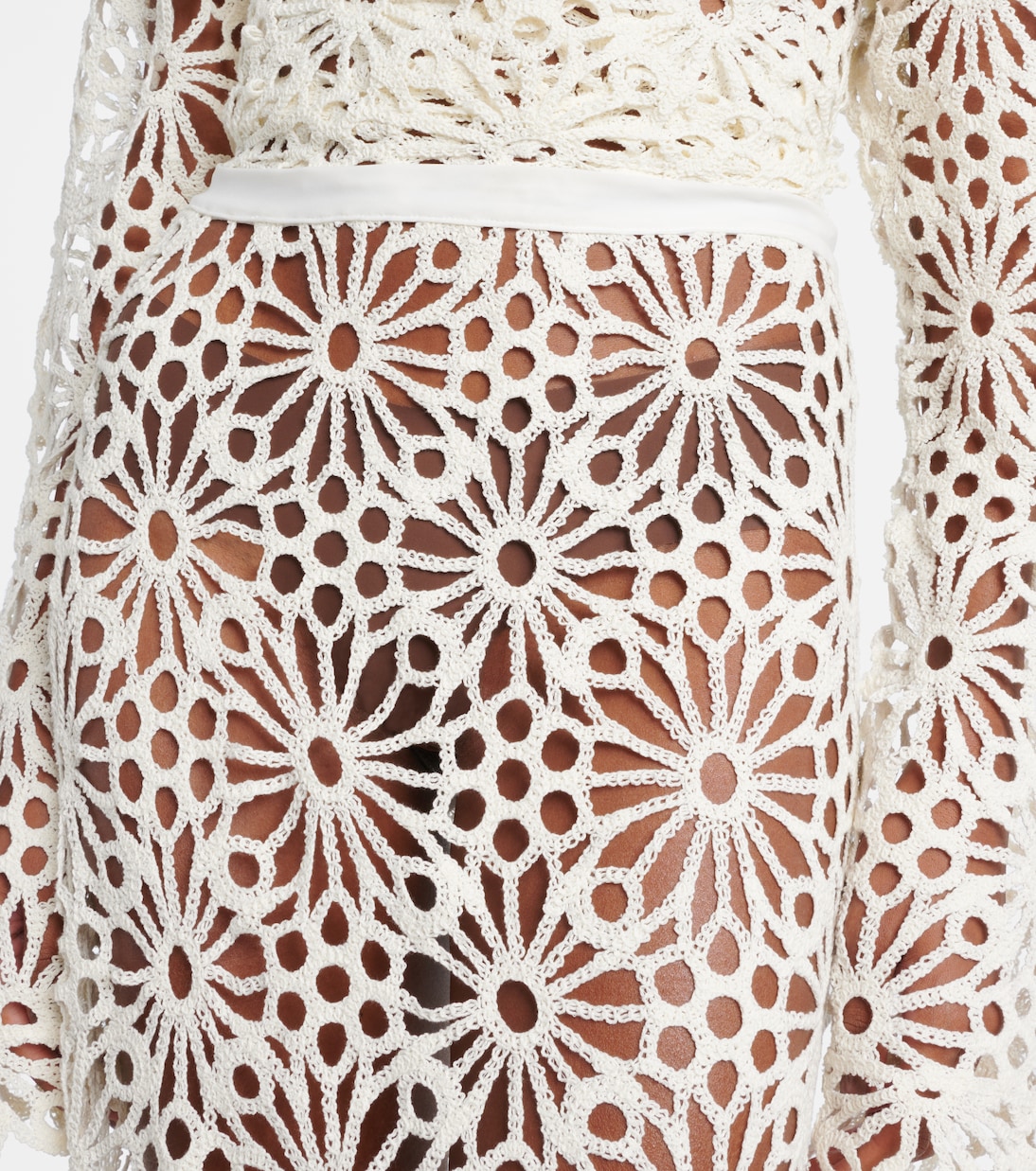 Maxirock Obie aus Spitze | Norma Kamali