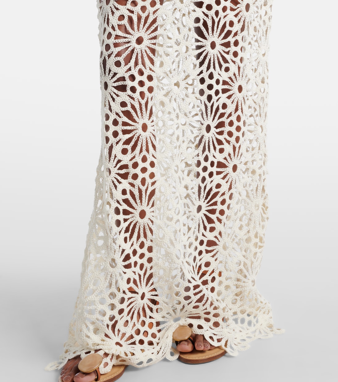 Maxirock Obie aus Spitze | Norma Kamali