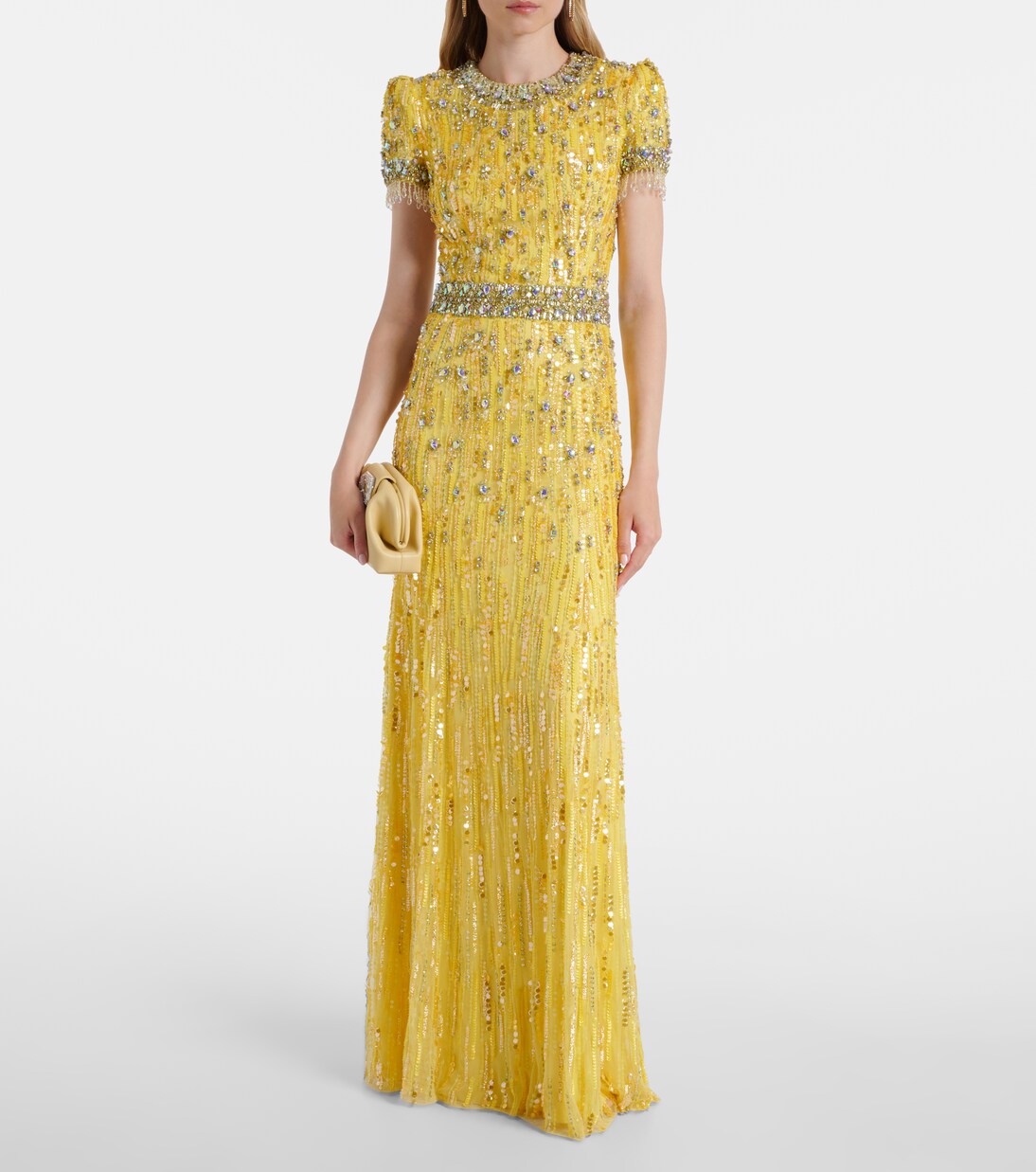 Robe longue Roxy à sequins | Jenny Packham