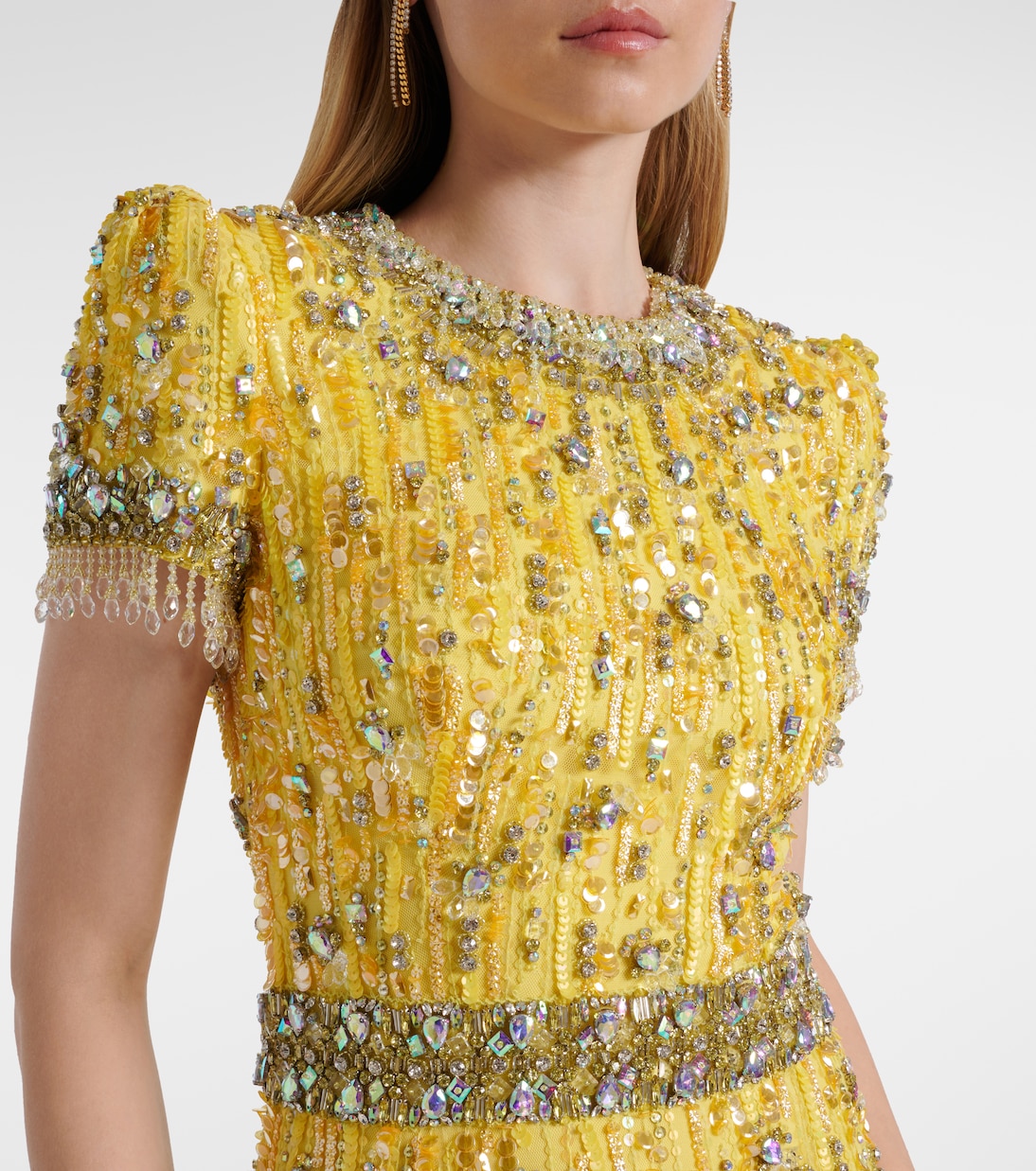 Robe longue Roxy à sequins | Jenny Packham