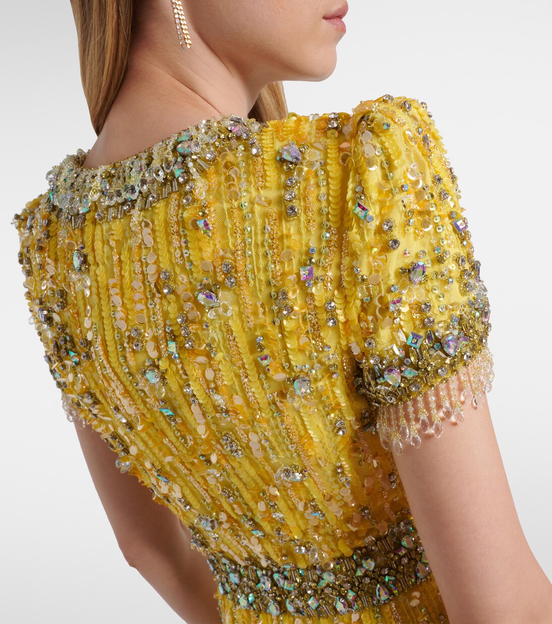 Robe longue Roxy à sequins | Jenny Packham