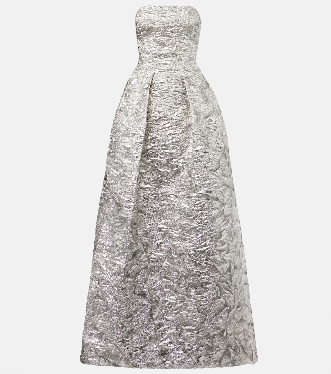 Bustier-Robe aus Jacquard | Monique Lhuillier