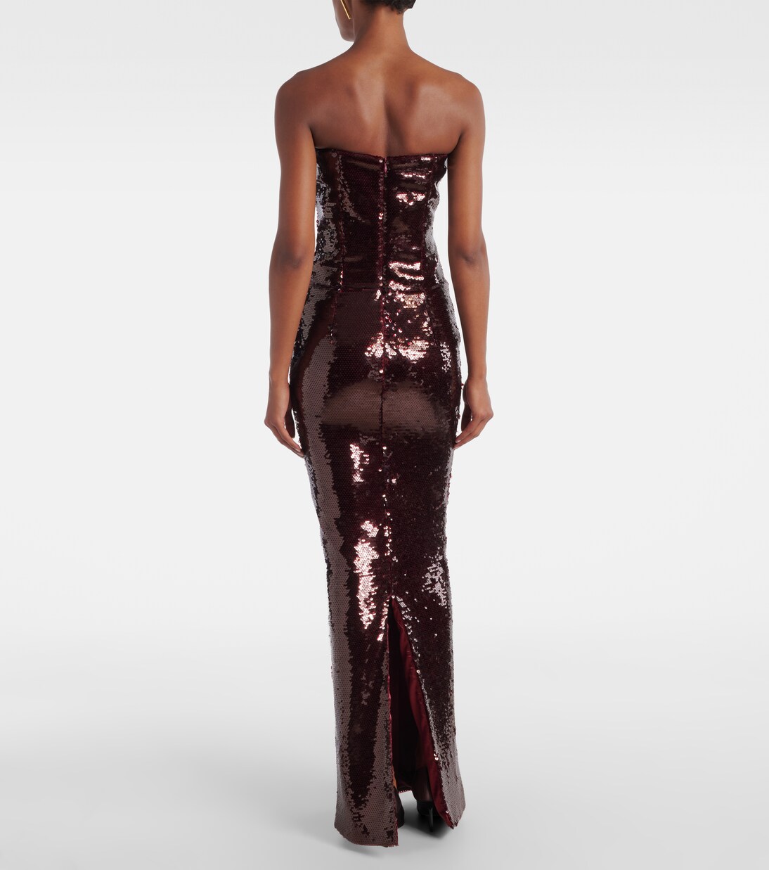 Robe longue bustier Azzurra à sequins | The New Arrivals Ilkyaz Ozel