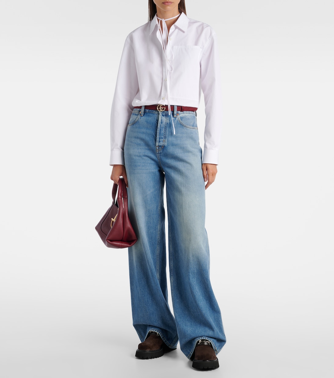 Slippers Horsebit aus Veloursleder | Gucci