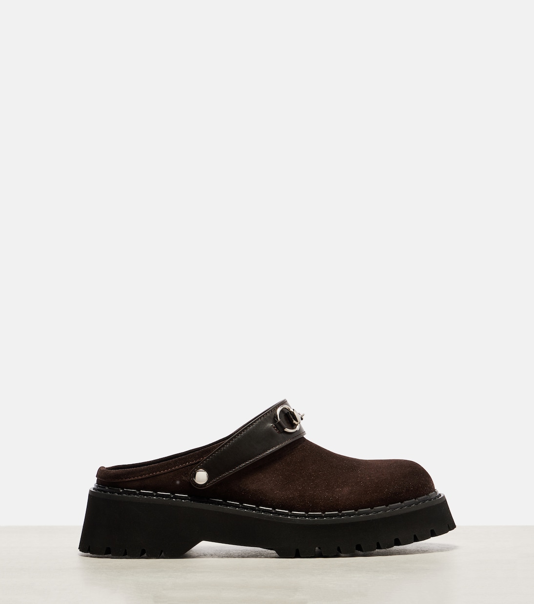 Slippers Horsebit aus Veloursleder | Gucci