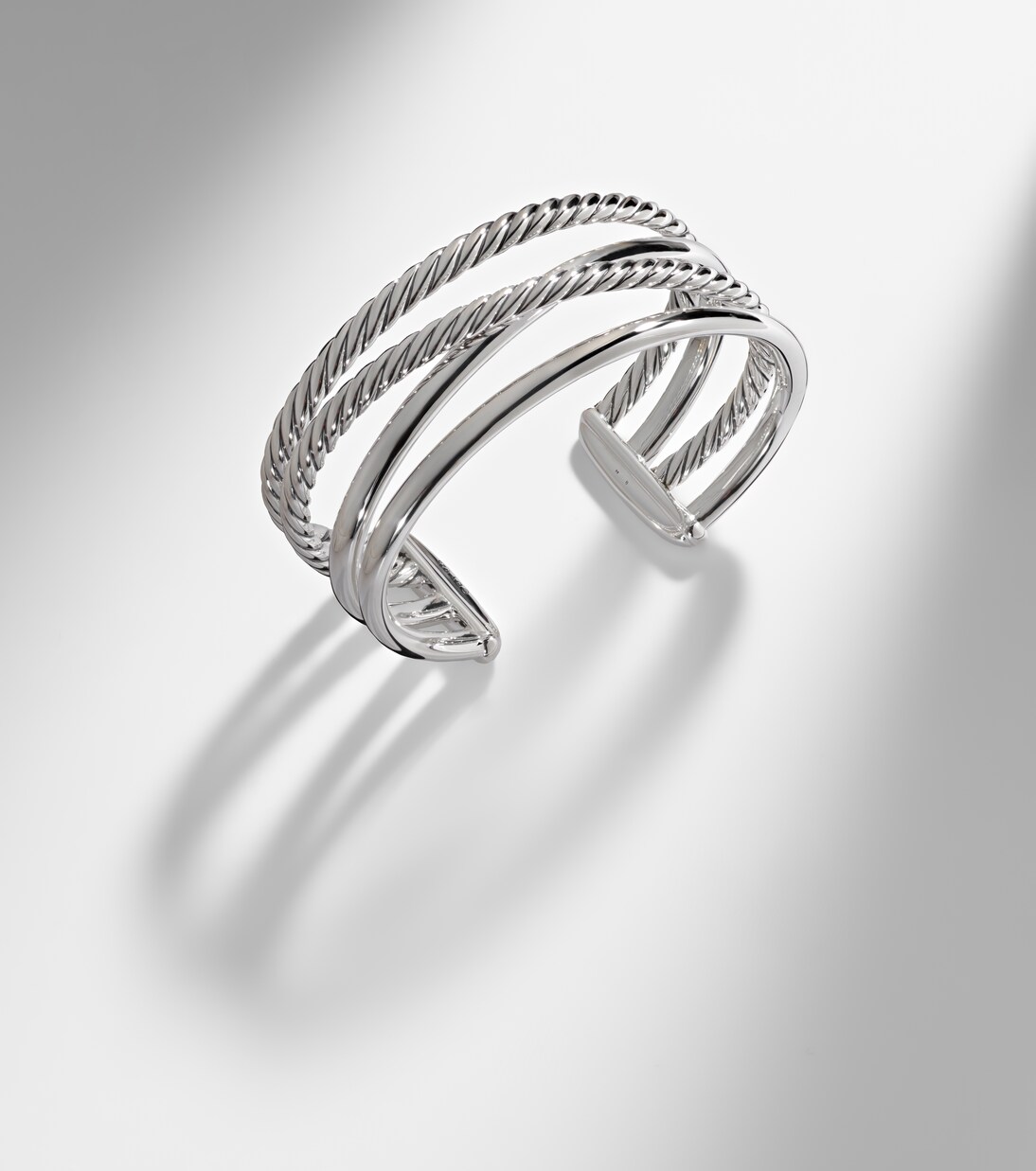 Crossover® sterling silver bracelet | David Yurman