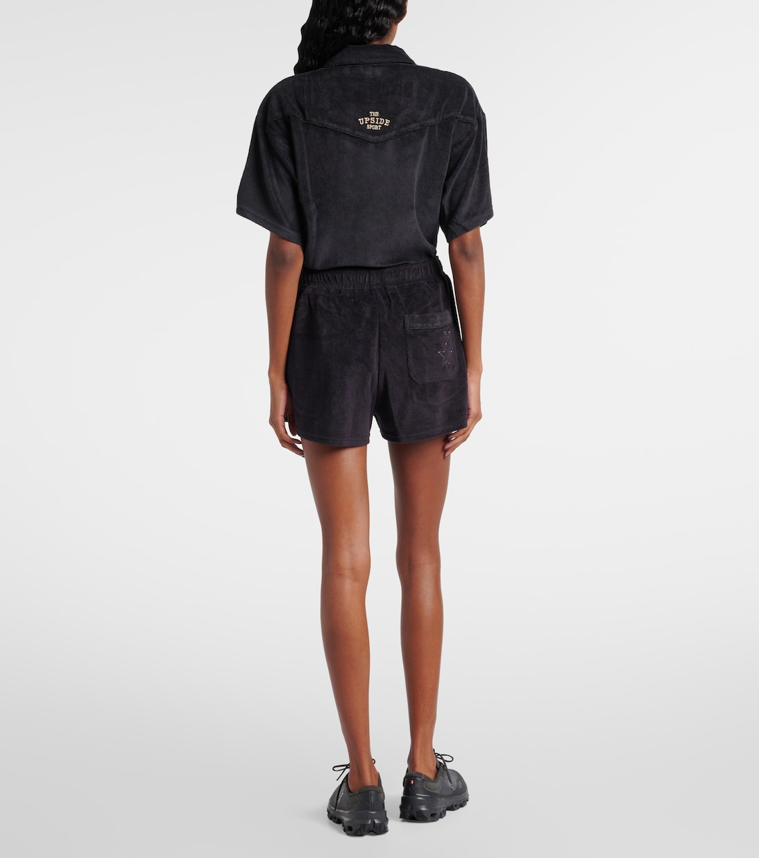 Saddle Up Ziggy logo terry shorts | The Upside