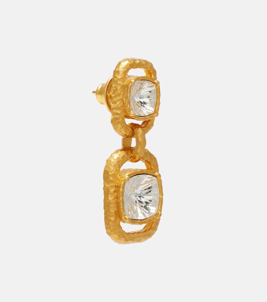 Boucles d’oreilles pendantes à cristaux | Oscar de la Renta