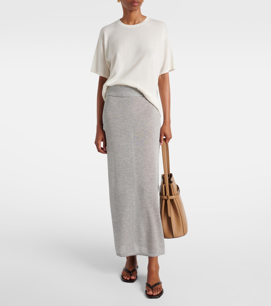 Maxirock aus Strick | Toteme