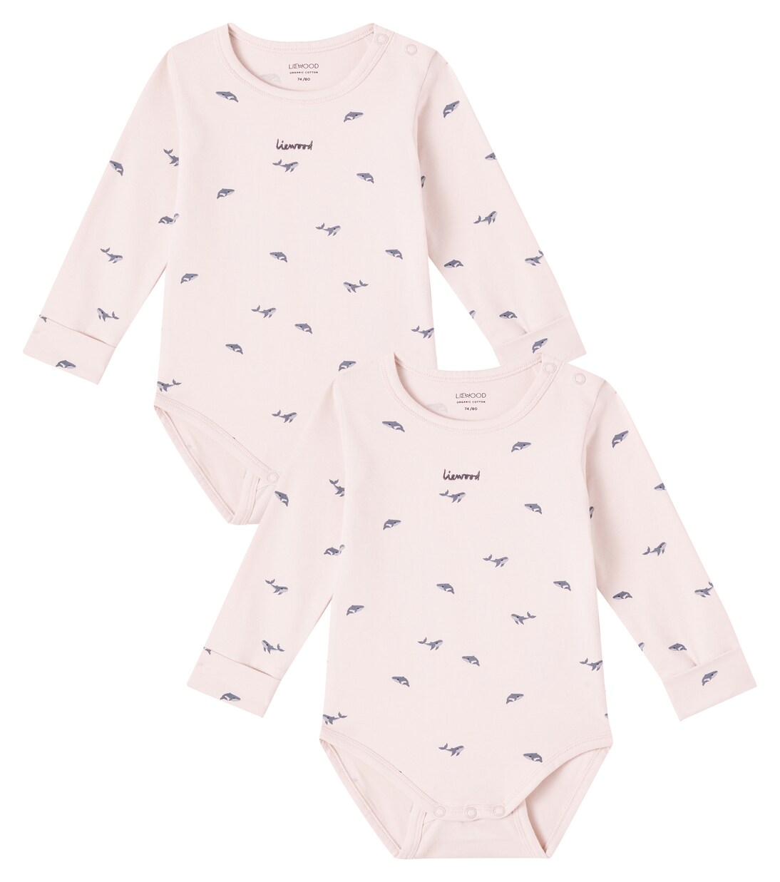 Baby set of 2 cotton-blend bodysuits | Liewood