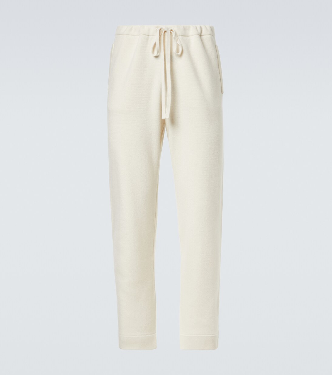 Gerade Hose aus Kaschmir mit Amethyst | God's True Cashmere