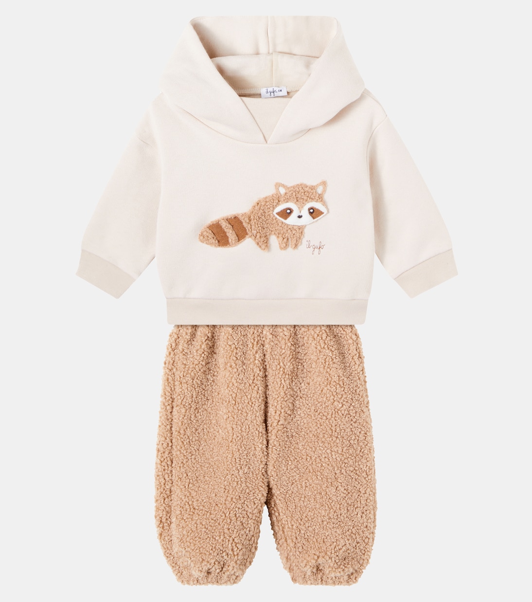 Baby Set aus Kapuzenjacke und Jogginghose | Il Gufo