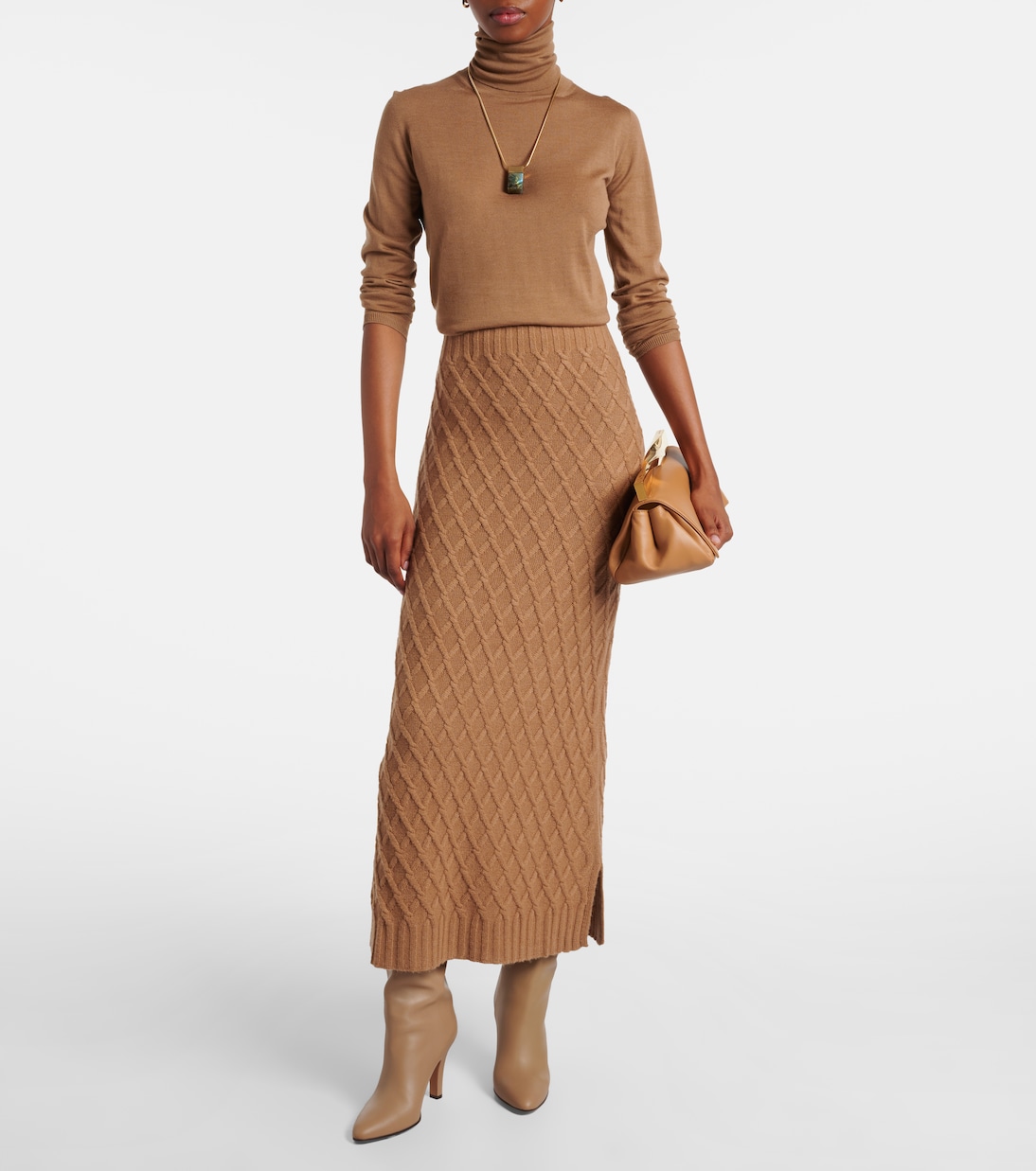 Saluto virgin wool turtleneck sweater | Max Mara