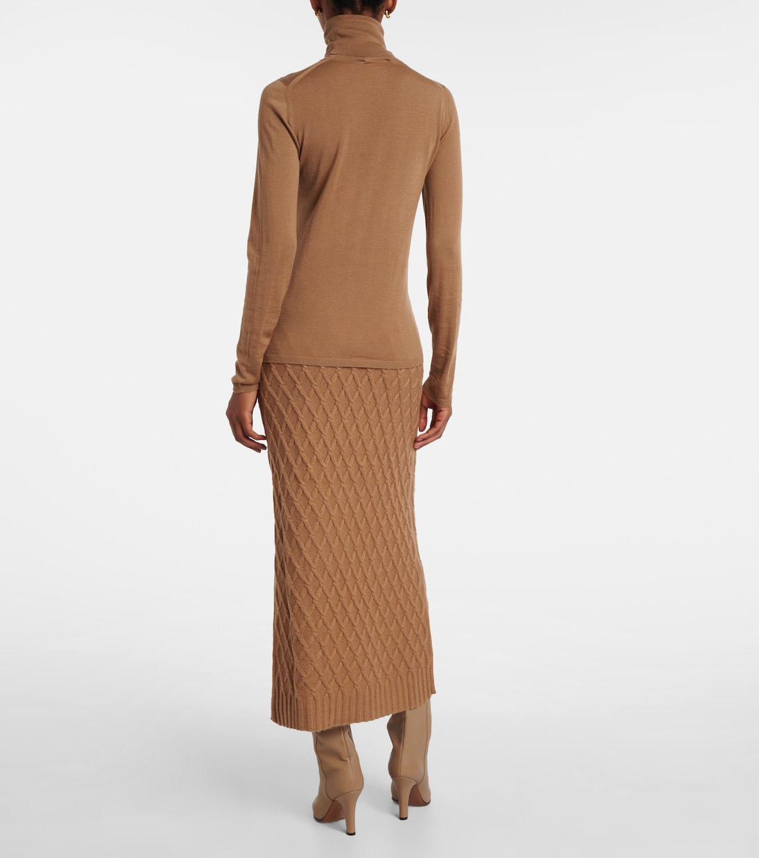 Saluto virgin wool turtleneck sweater | Max Mara