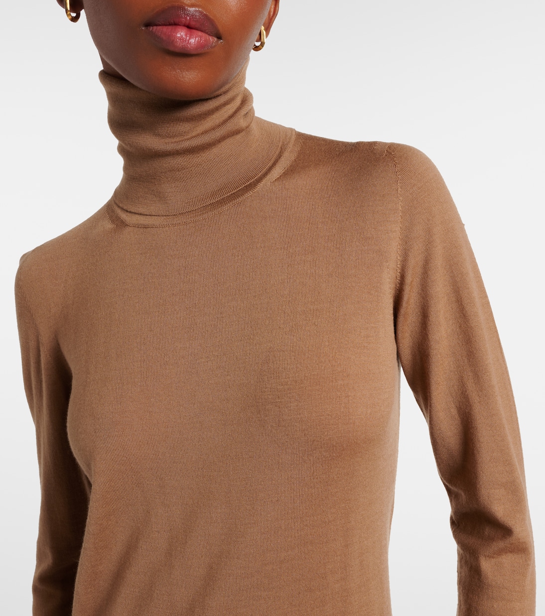 Saluto virgin wool turtleneck sweater | Max Mara
