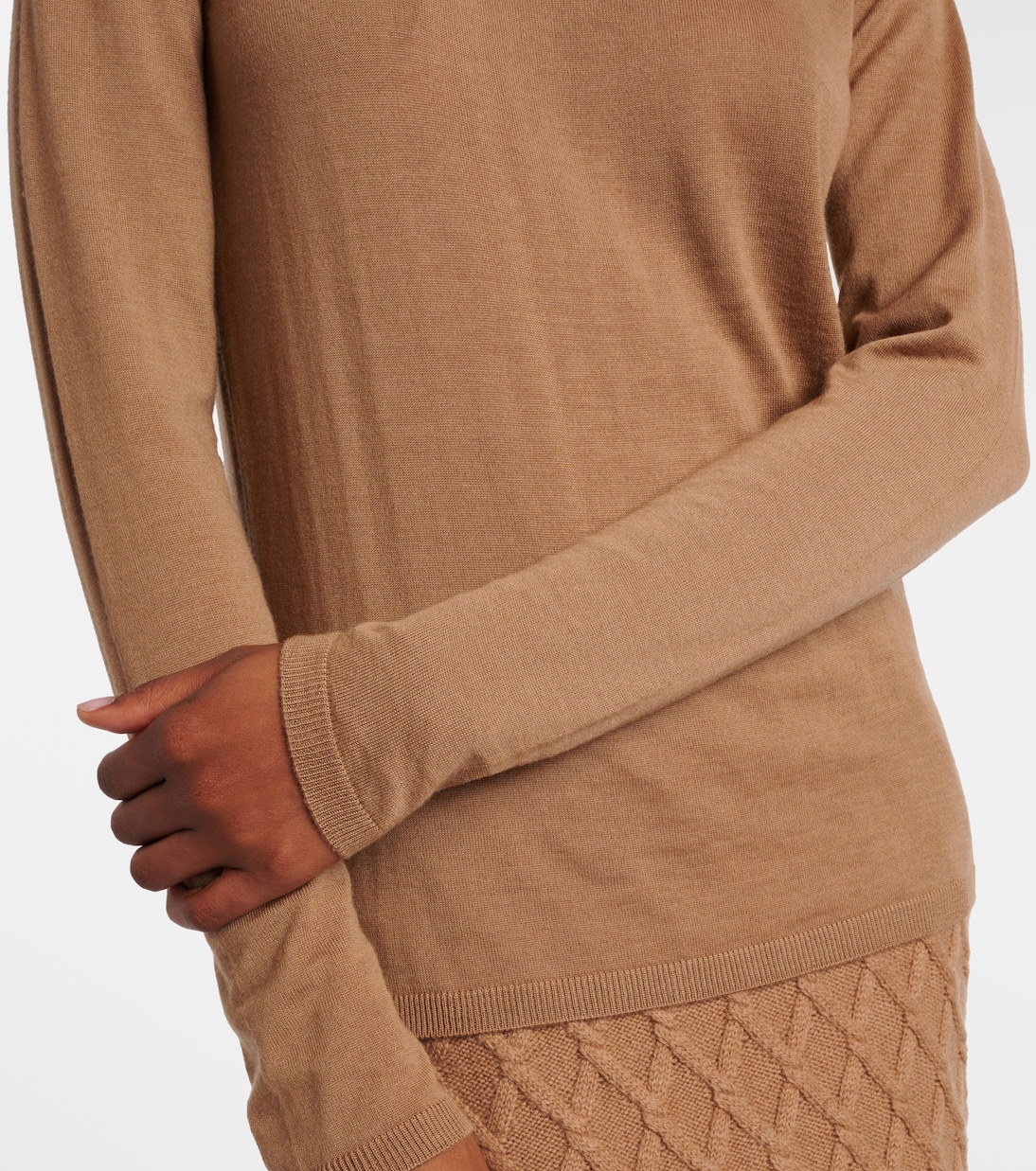 Saluto virgin wool turtleneck sweater | Max Mara