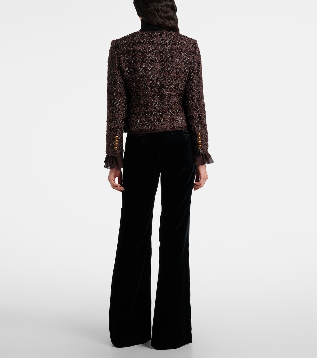 Audrina metallic tweed jacket | Veronica Beard