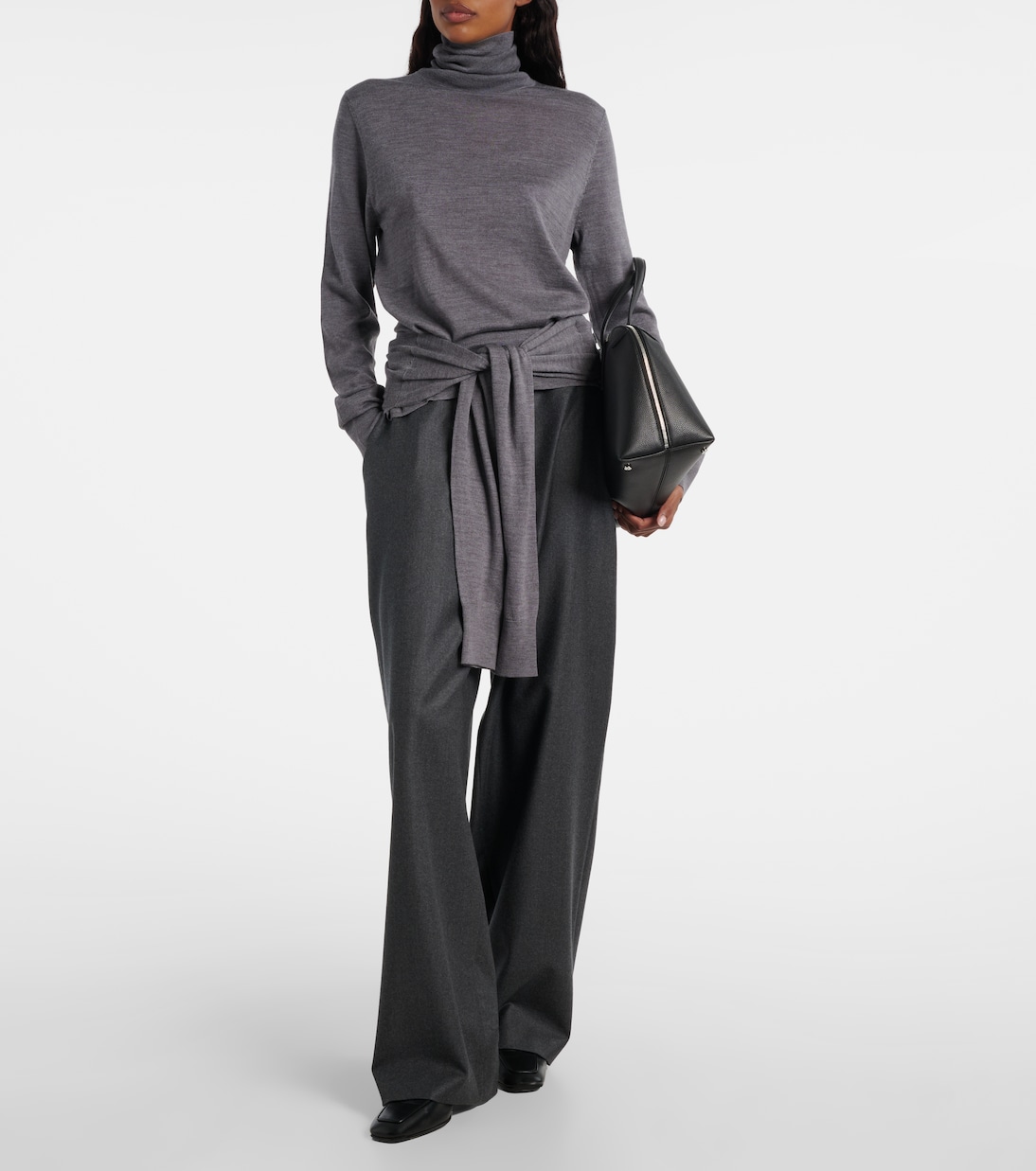 Rollkragenpullover aus Wolle und Seide | Toteme