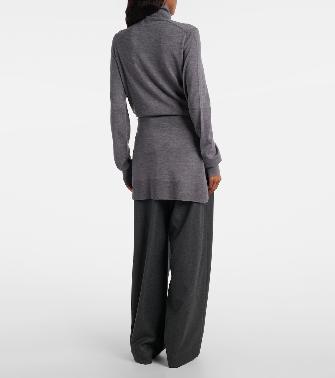 Rollkragenpullover aus Wolle und Seide | Toteme