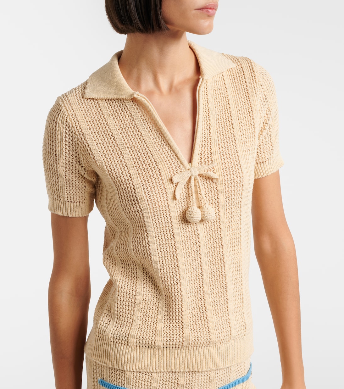 Polo de algodón con lazo | Valentino