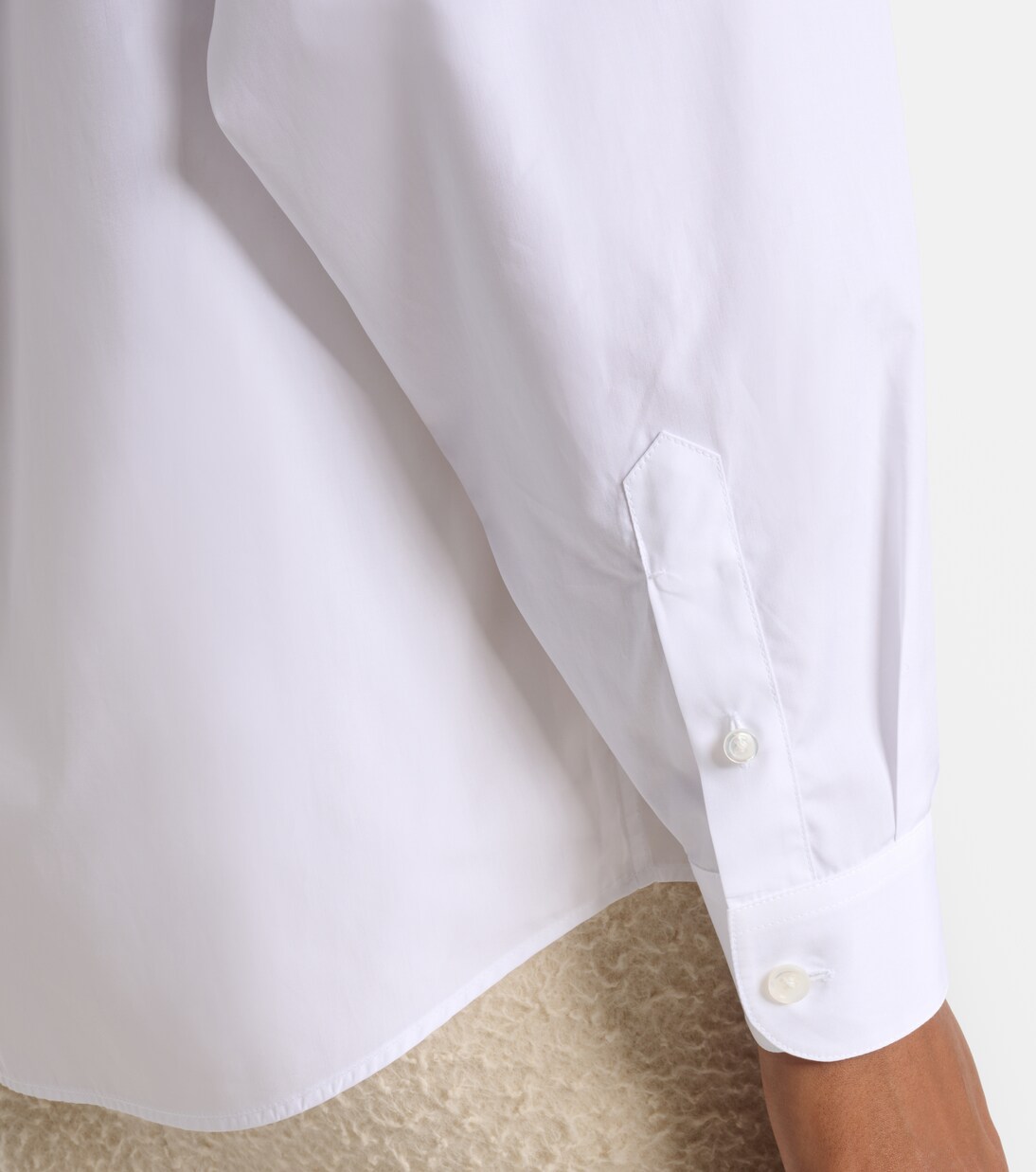 Esetan cotton poplin shirt | The Row