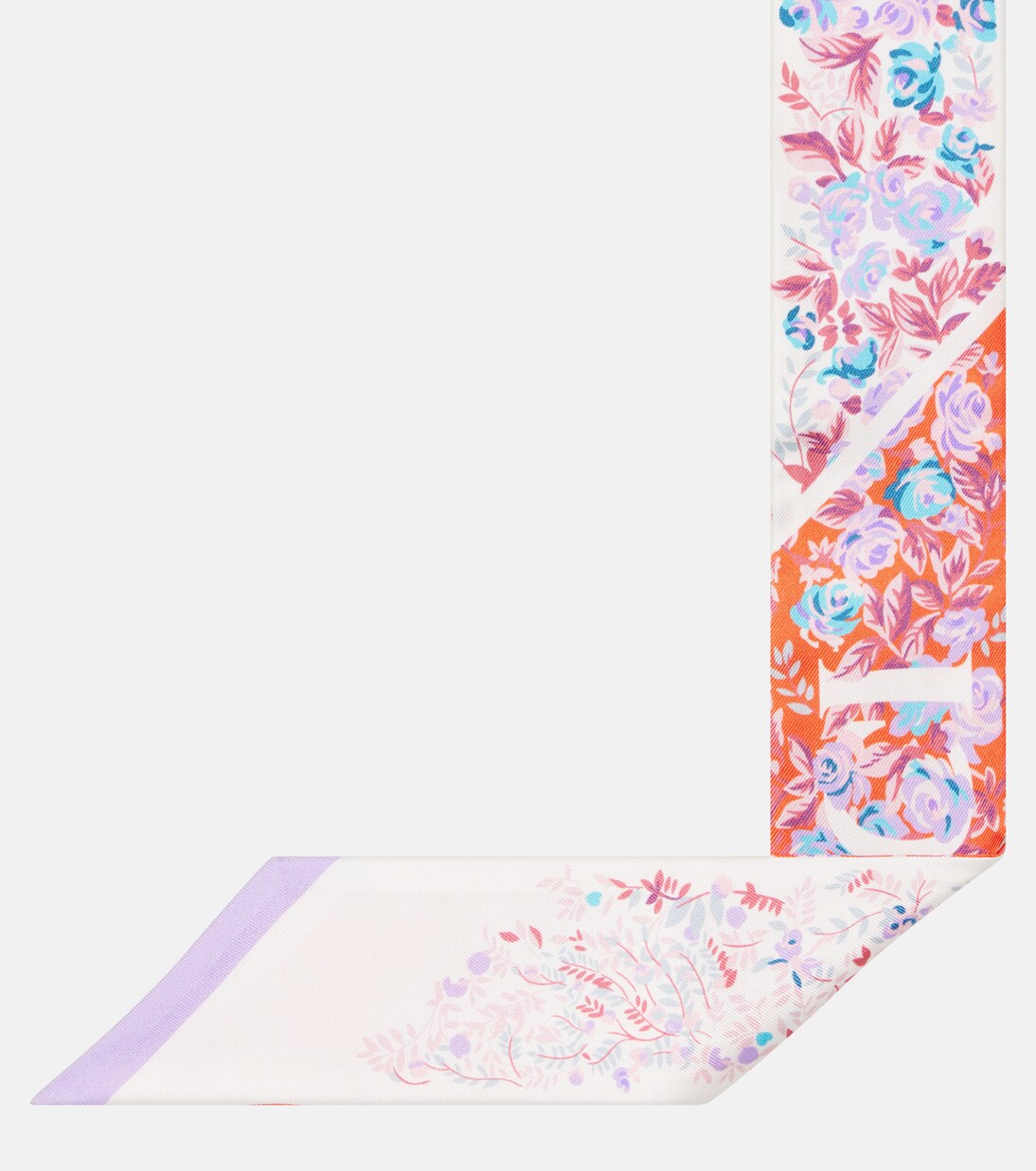 Printed silk twill scarf | Gucci