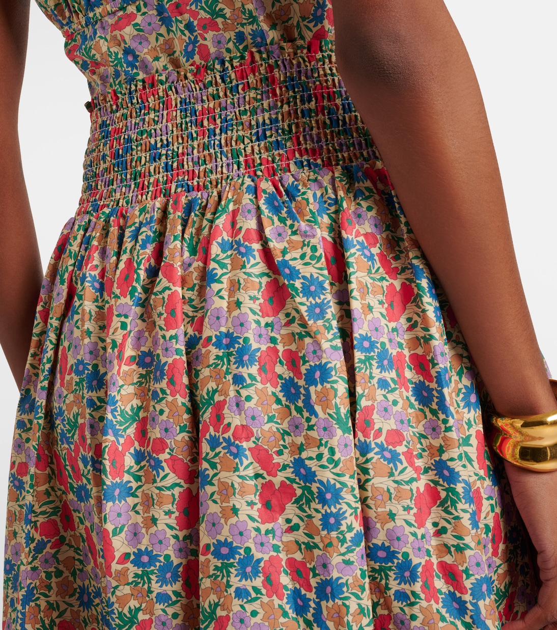 Millie floral cotton maxi skirt | Montce