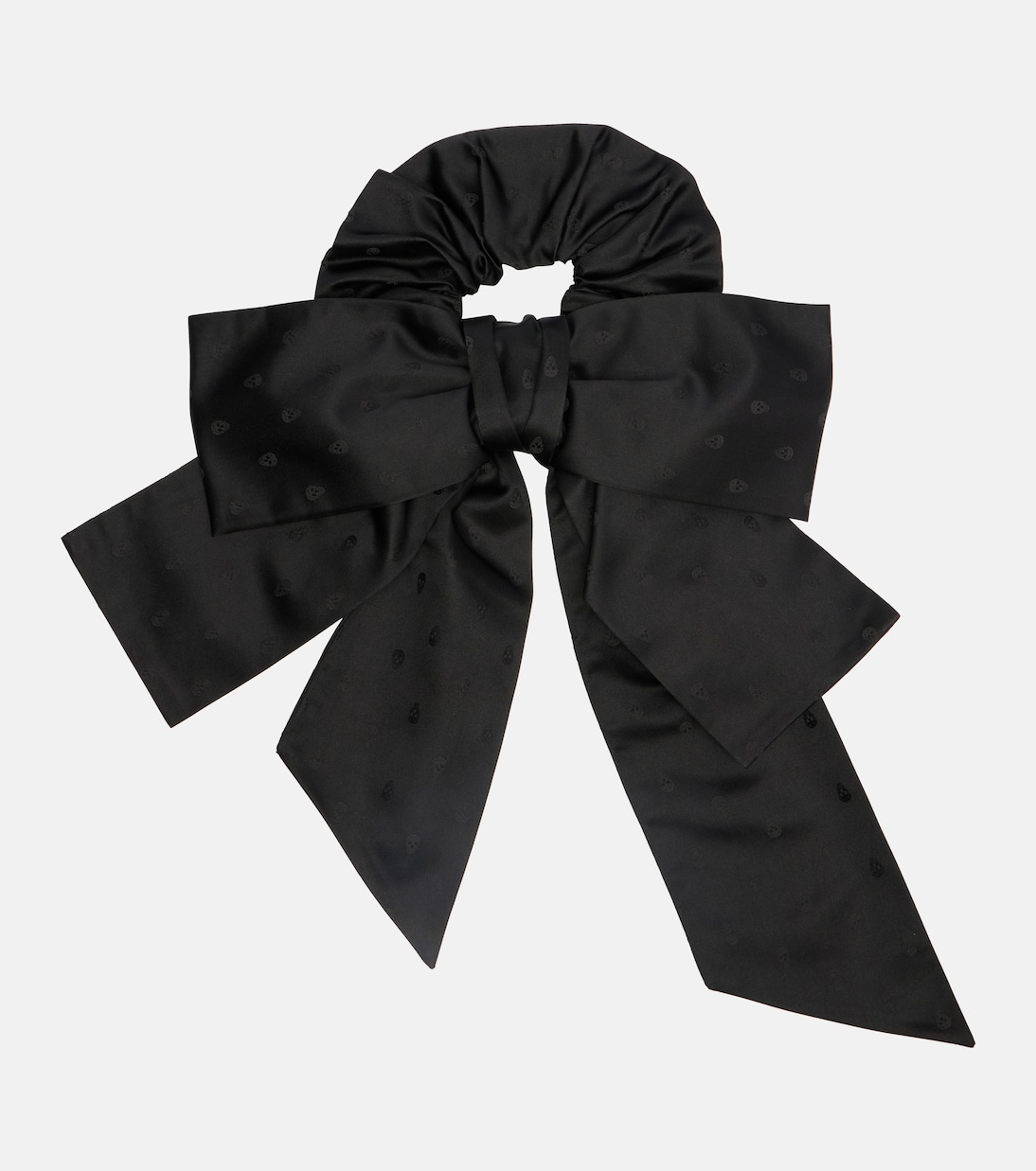 Skull silk jacquard scrunchie | McQueen